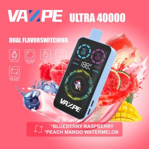 VAZPE Ultra 40K Blueberry Raspberry and Peach Mango Watermelon VAZPE Ultra 40K Blueberry Raspberry and Peach Mango Watermelon