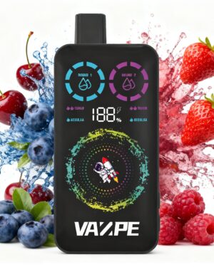 VAZPE Ultra 40K Blue Razz Cherry and Strawberry Raspberry