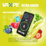 VAZPE Ultra 40K Blue Razz Gummy Bear in Strawberry Kiwi