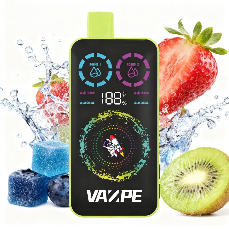 VAZPE Ultra 40K Blue Razz Gummy Bear and Strawberry Kiwi