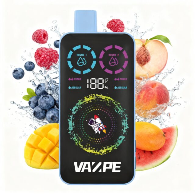 VAZPE Ultra 40K Blueberry Raspberry in Peach Mango Watermelon