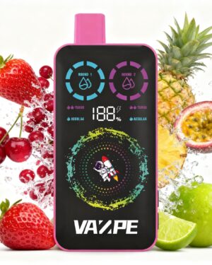 VAZPE Ultra 40K Strawberry Cranberry Cherry in Pineapple Passion Lime