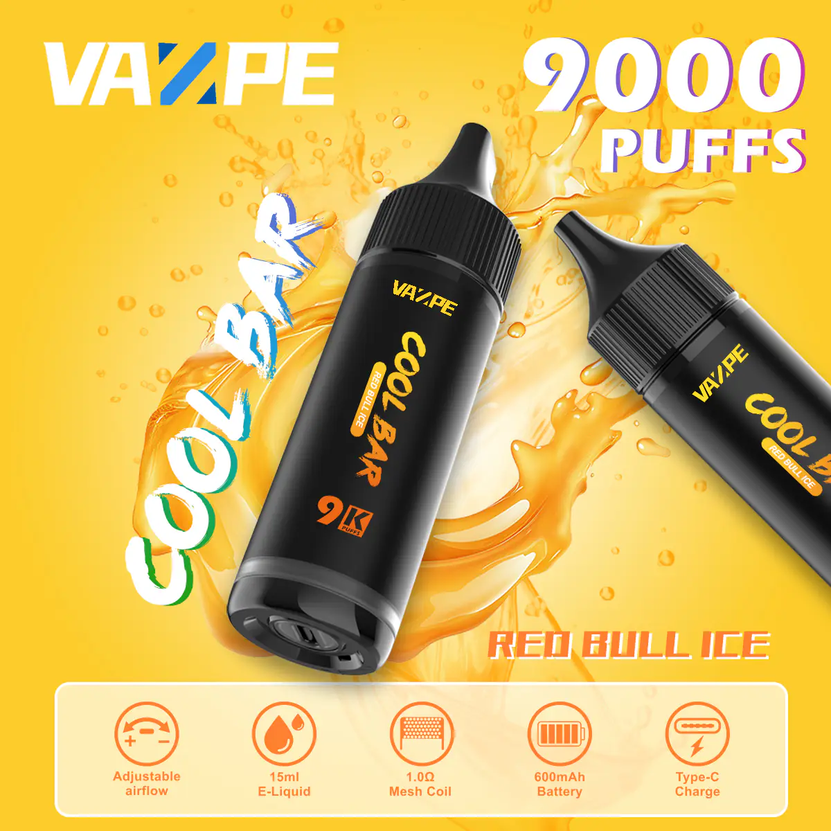 Vazpe Cool Bar 9K Red Bull Ice