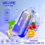 VAZPE BTC 35K Orange Cranberry Lime Ice okus
