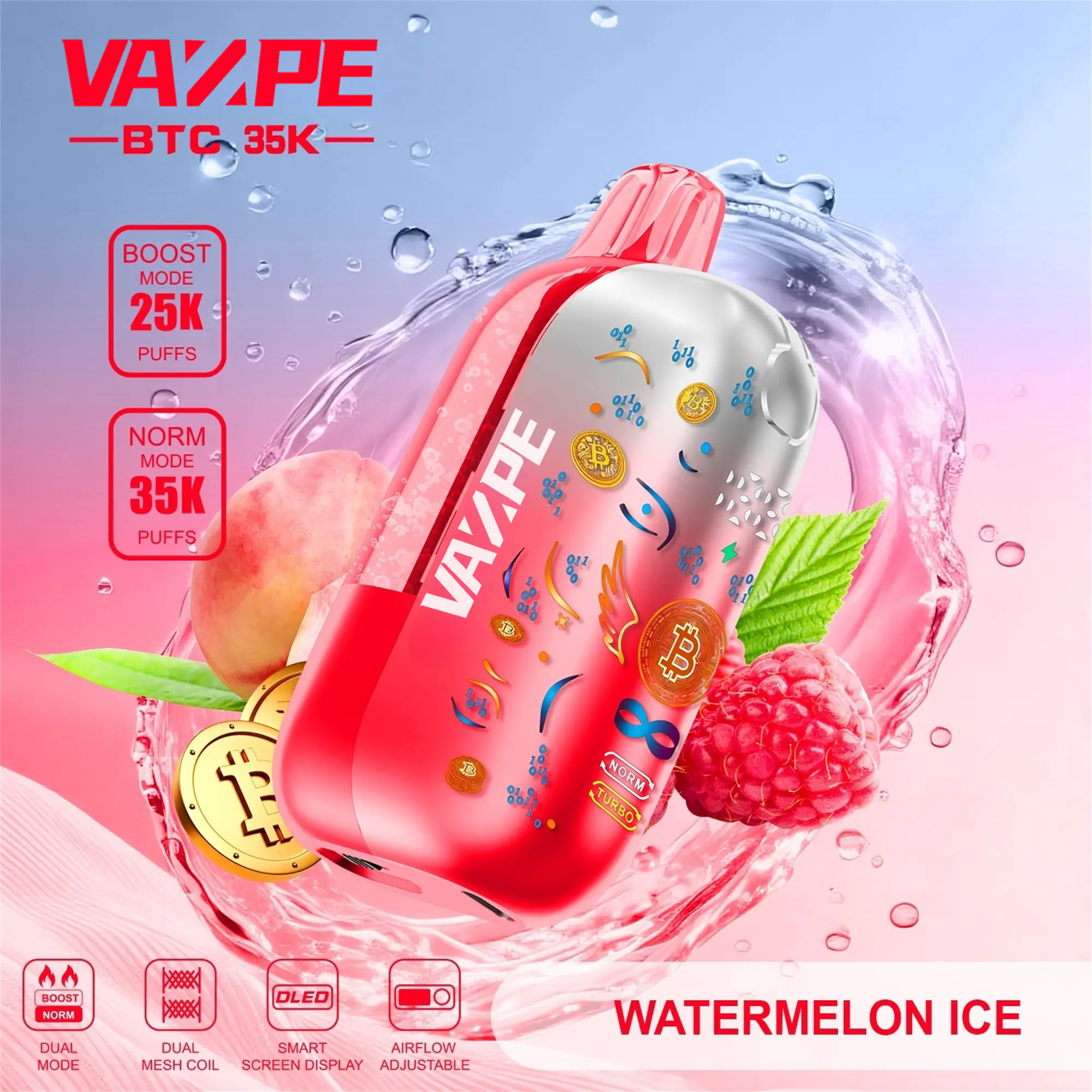 VAZPE BTC 35K Watermelon Ice okus