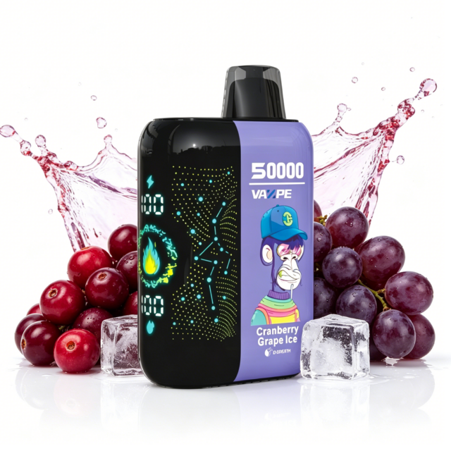 VAZPE Starry 50K VAPE Cranberry Grape Ice